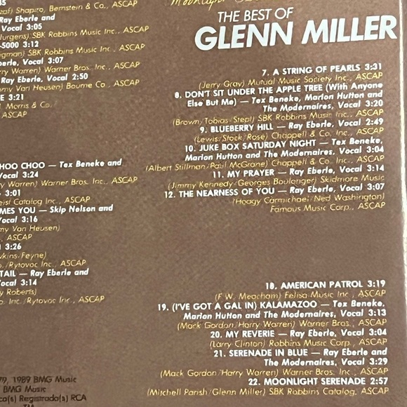 “The Best of Glen Miller” CD like new - Picture 5 of 5